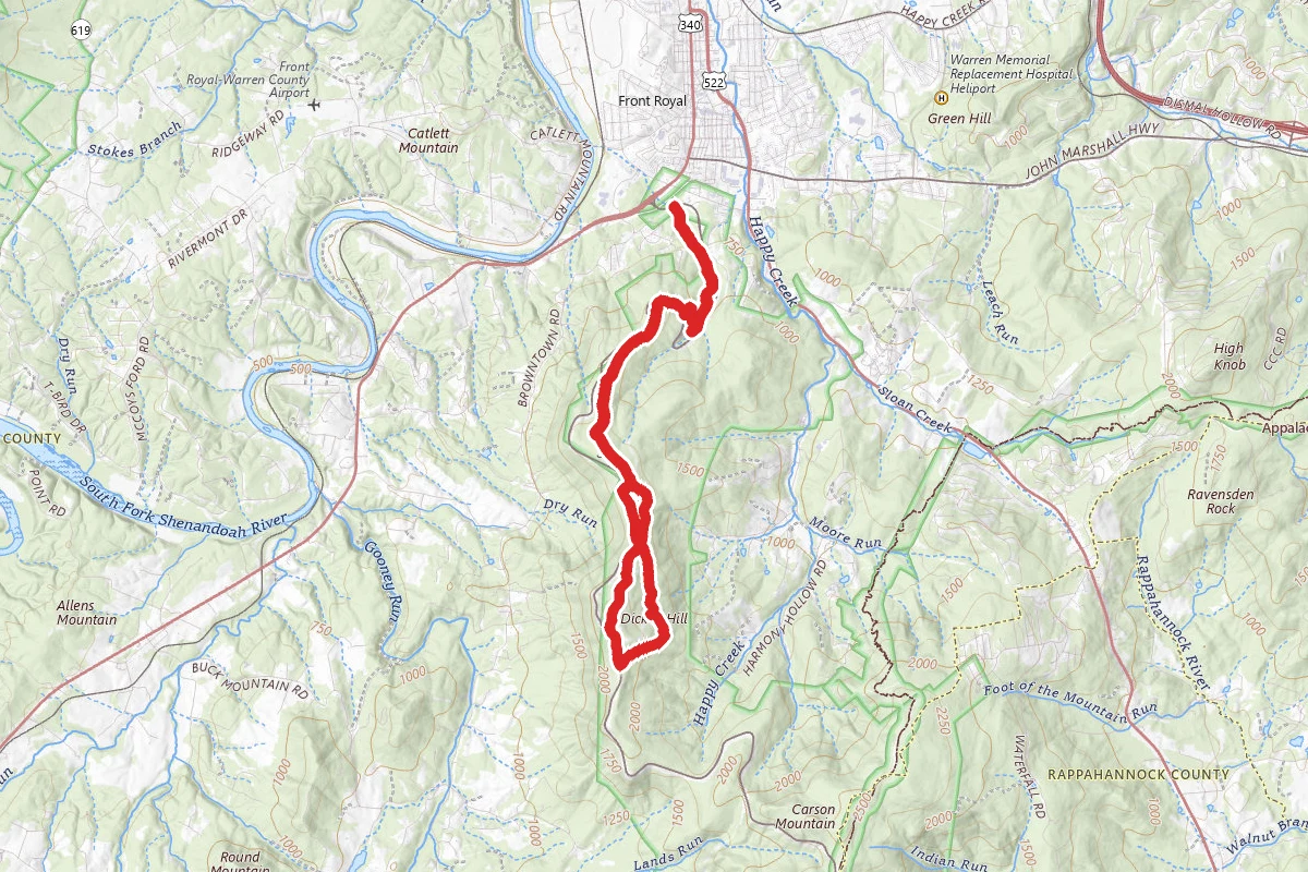 Snead Farm via Dickey Ridge Trail Loop
