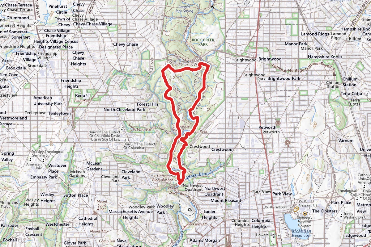 Western Ridge Trail, Rock Creek, Valley Trail