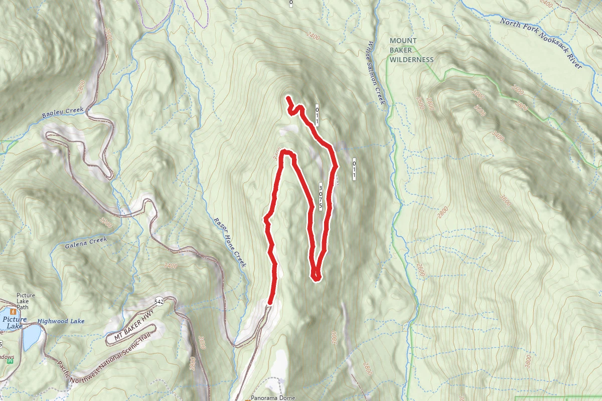 National Forest Development Road 3075