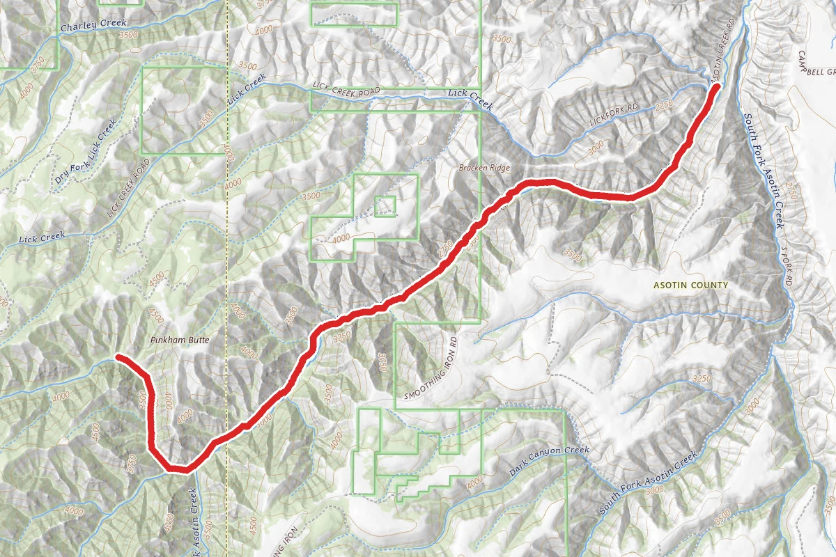 North Fork Asotin Creek Trail