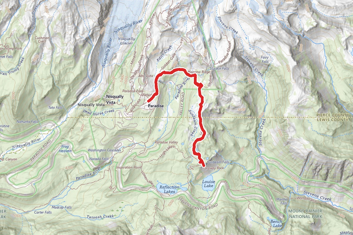 Mazama Ridge Trail to Faraway Rock