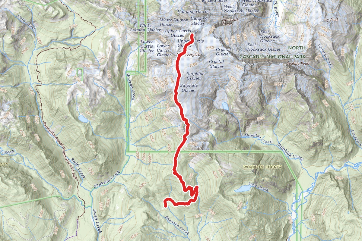 Mount Shuksan Sulphide Glacier