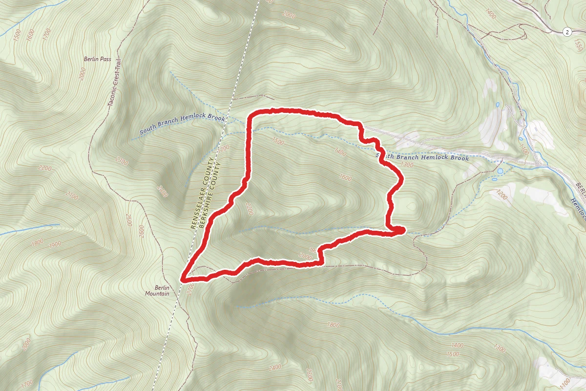 Class of '33 Trail and down the old Williams College Ski Area