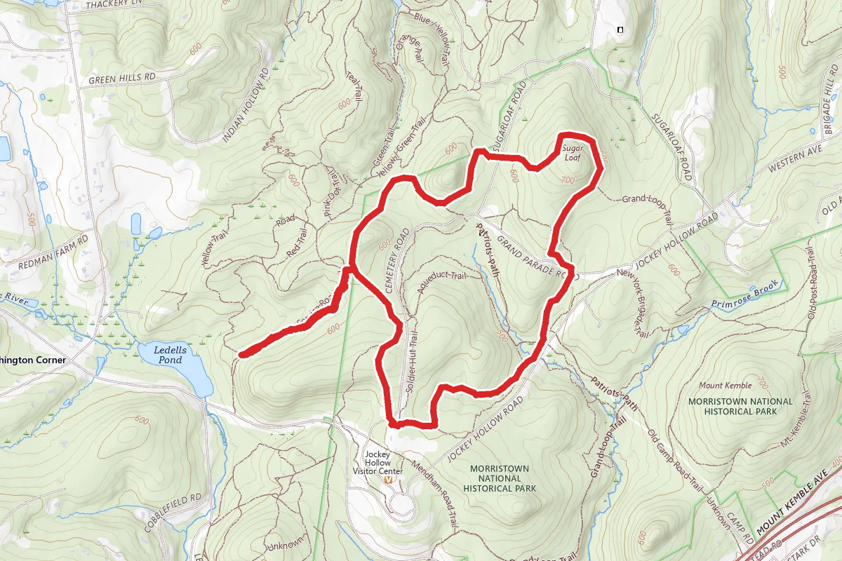 Grand Loop, Yellow Trail, and Aqueduct Trail