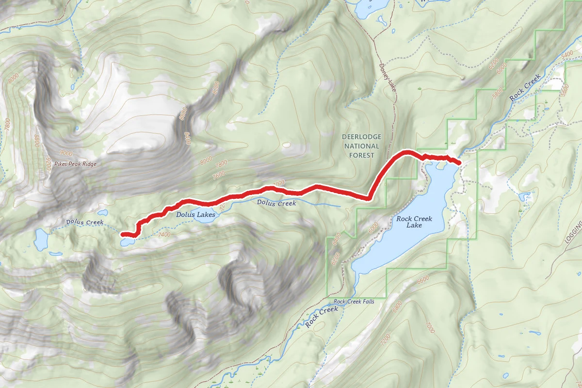 Dolus Lakes Trail