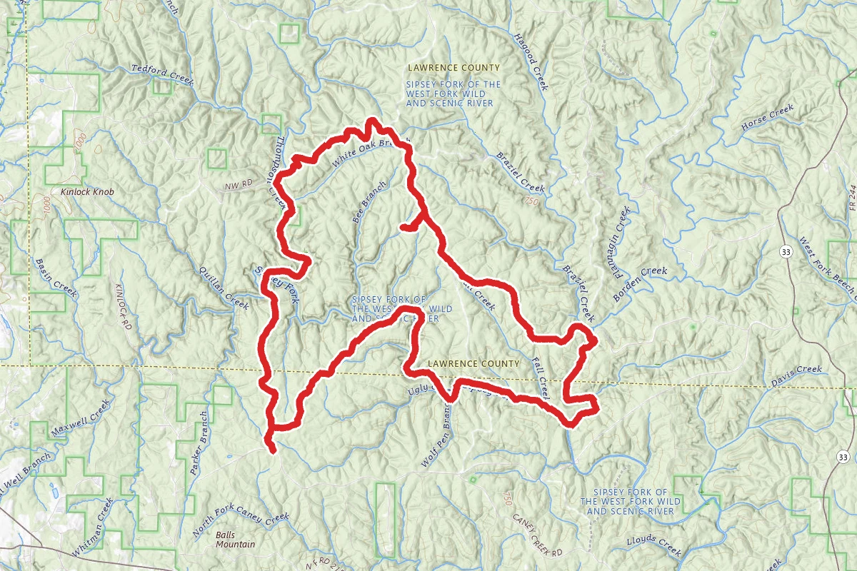 Sipsey Loop Trail Extended