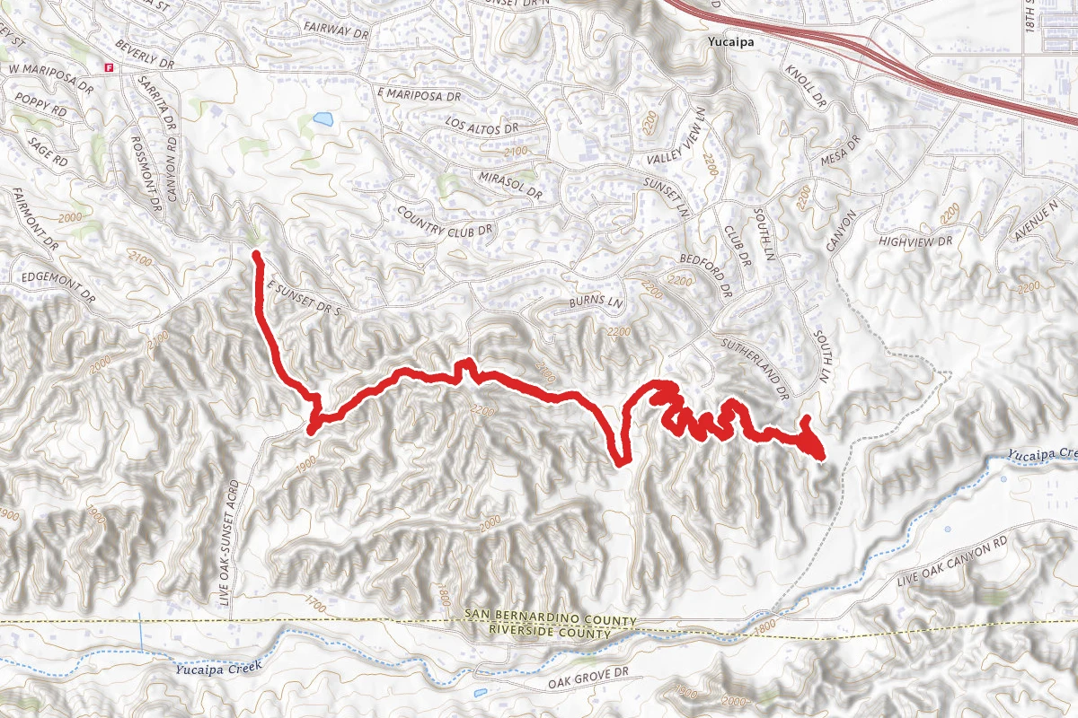 Oakmont Park via Teddy's and Oak Ridge Trails
