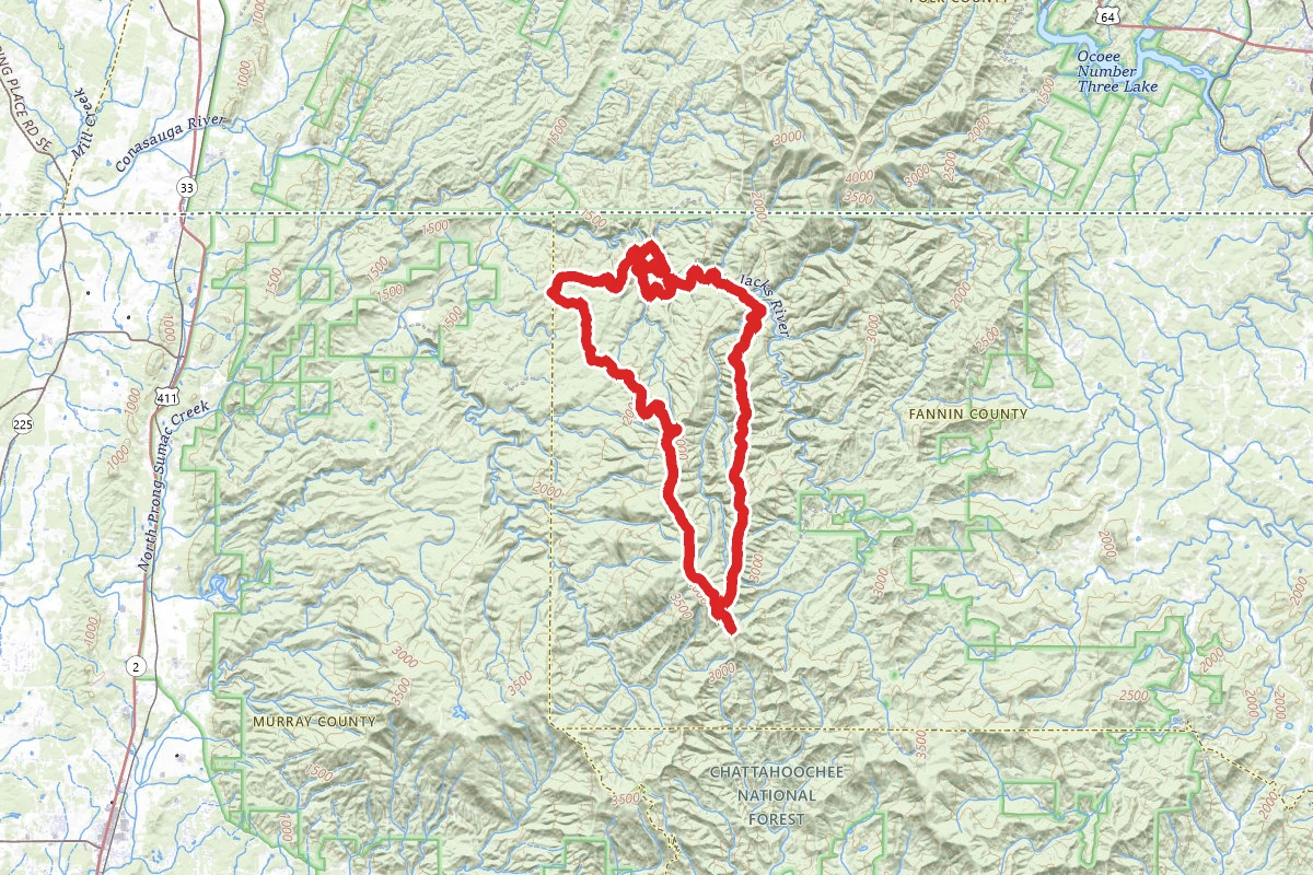 Cohutta Wilderness Loop Trail