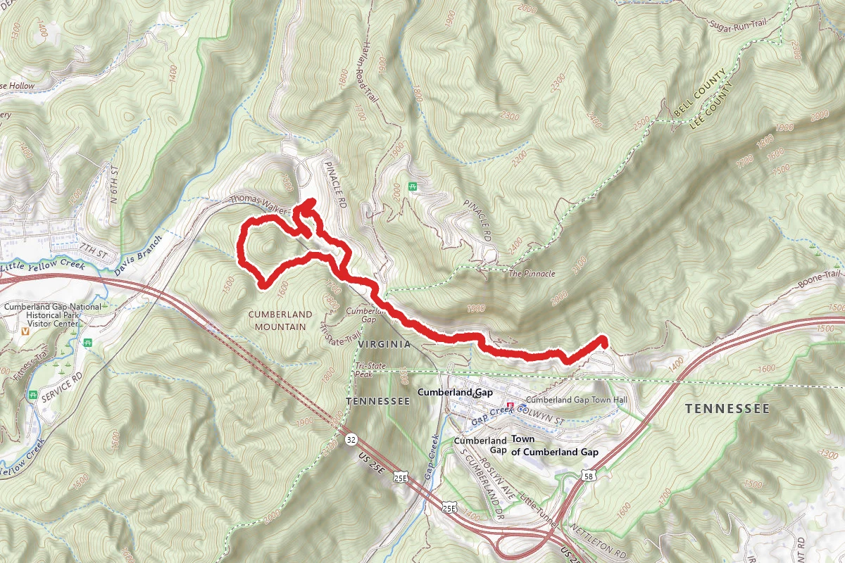 Cumberland Gap Wilderness Trail