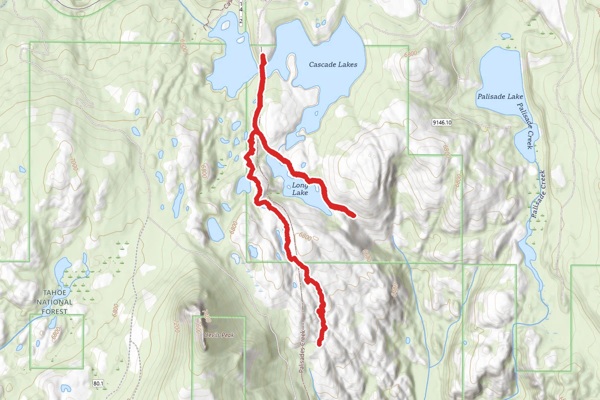 Palisade Trail and Long Lake Loop