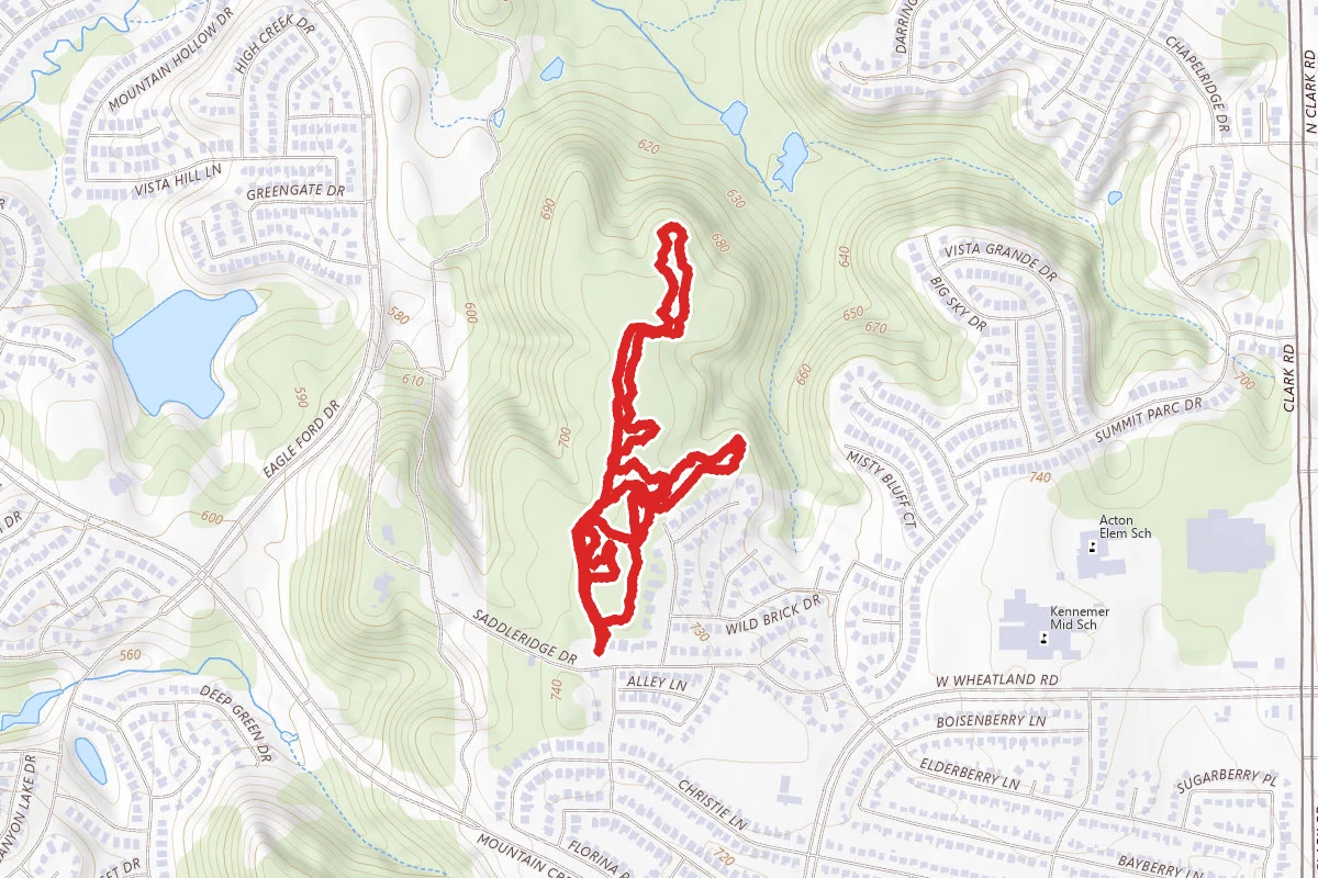 Crooked Tree and Dragonfly Trails Loop