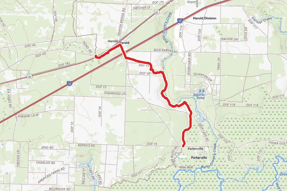 Yellow River Ravines Trail