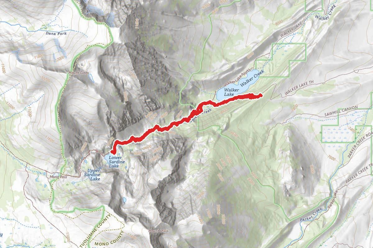 Bloody Canyon Trail