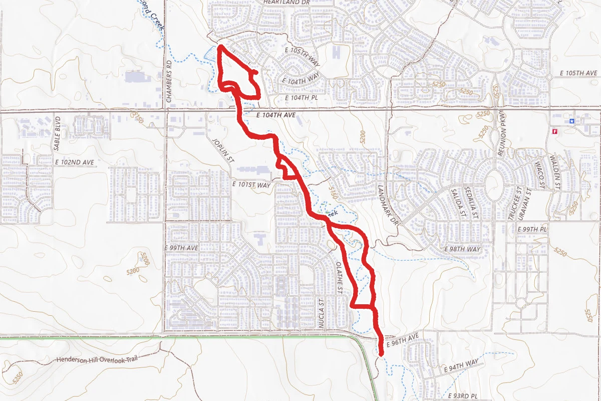 Second Creek Trail
