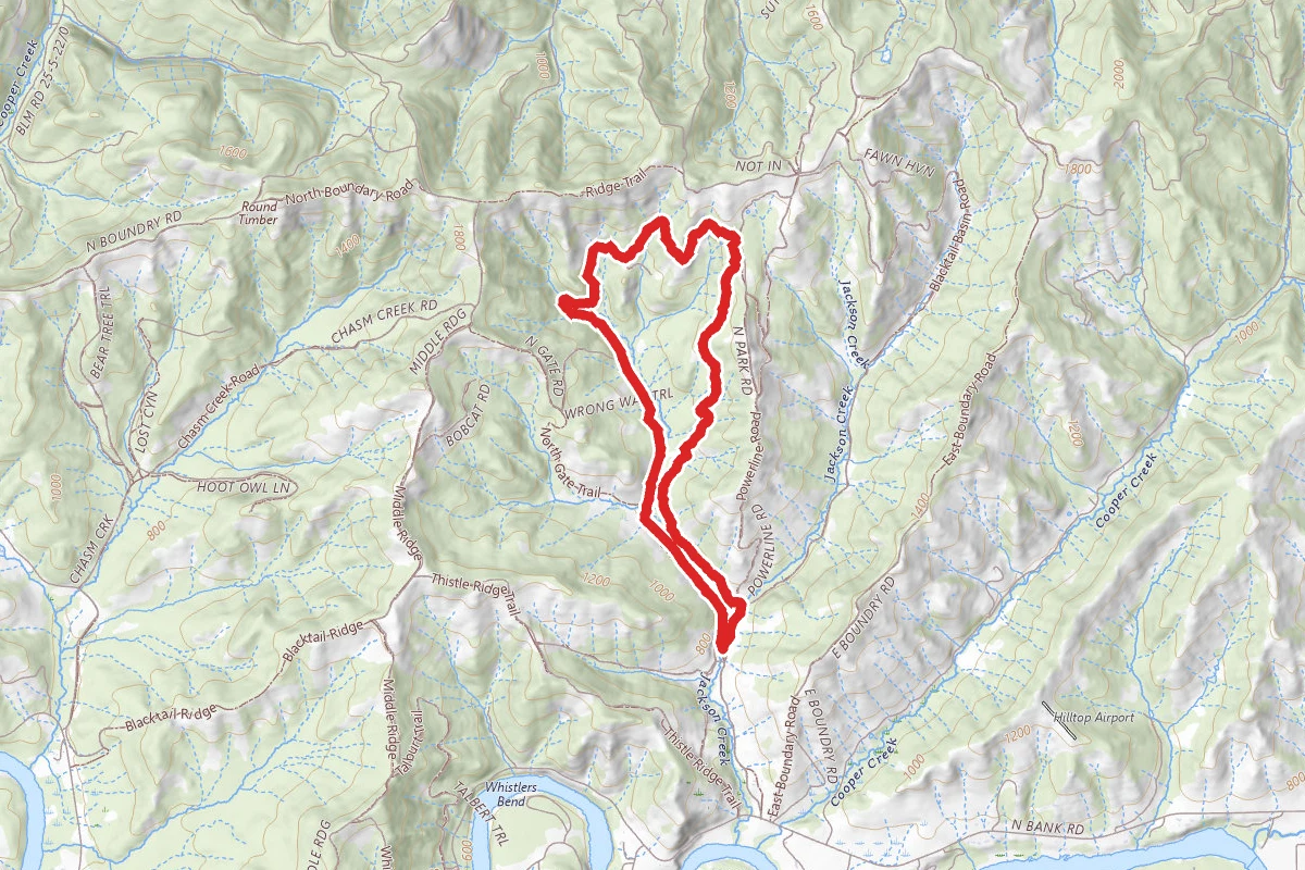 Soggy Bottom Trail and Powerline Trail Loop