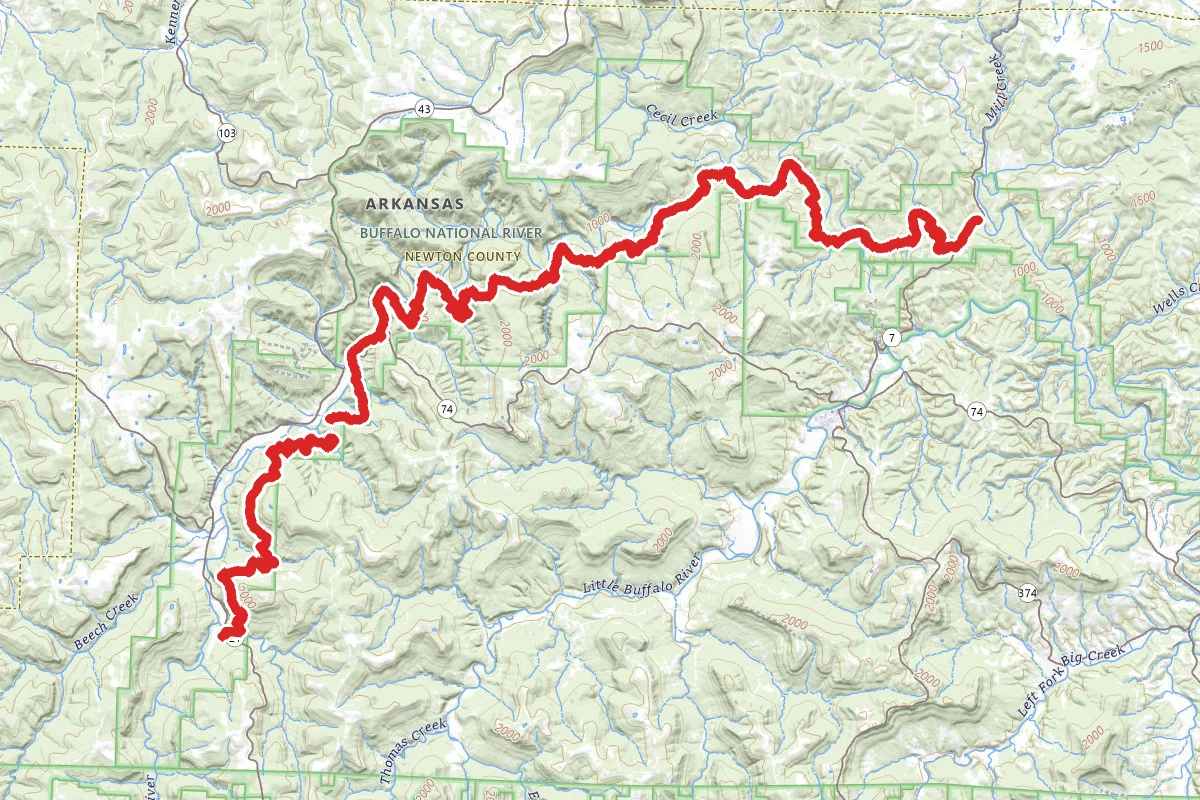 Buffallo River Trail