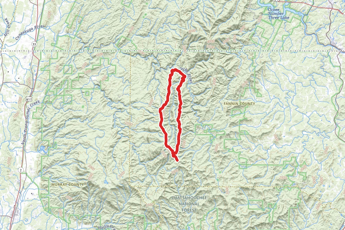 East Cowpen to Jack's River and Rough Ridge Loop