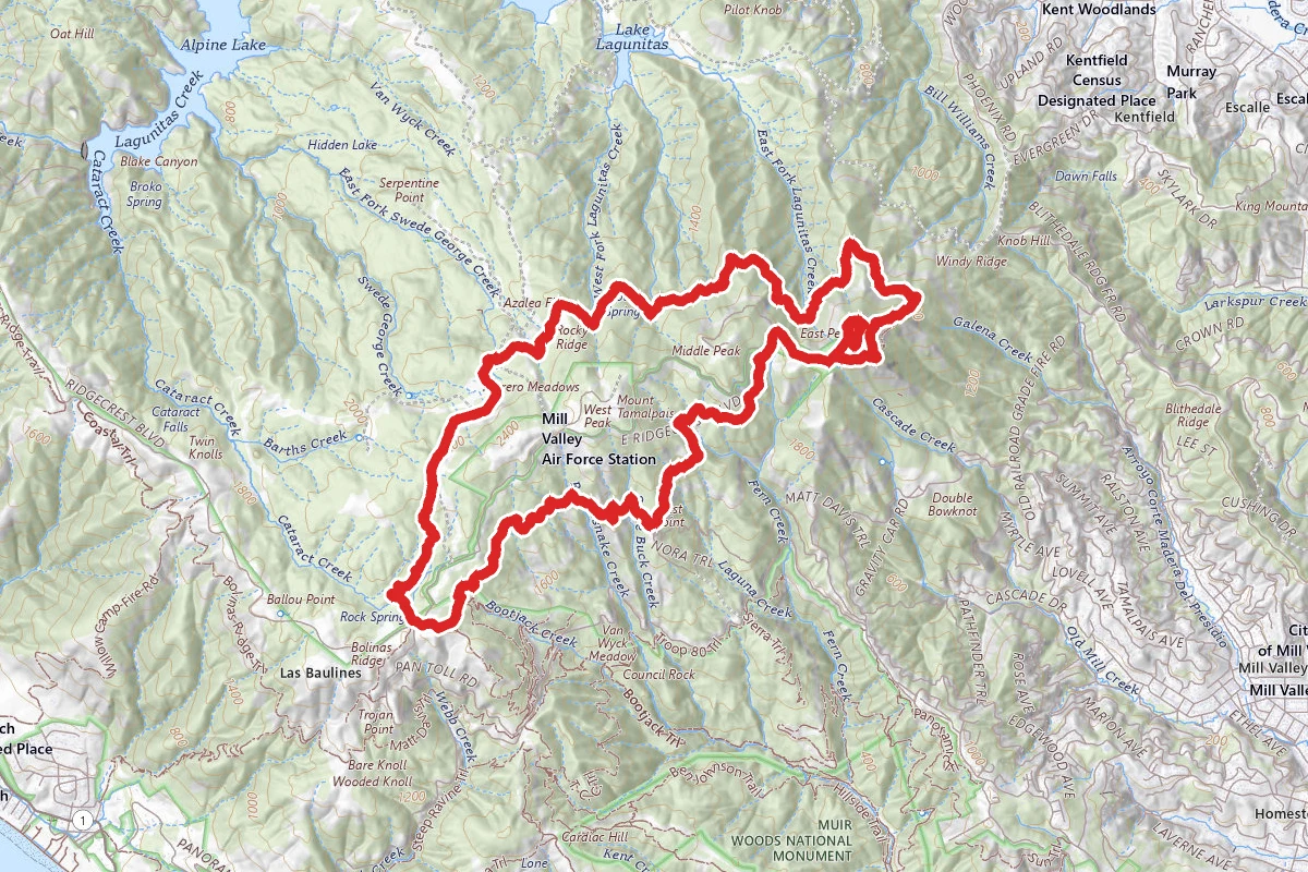 Benstein, Northside and Rock Spring Trail Loop