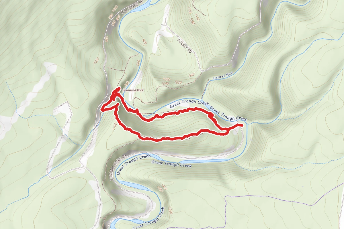 Copperas and Balance Rock Loop