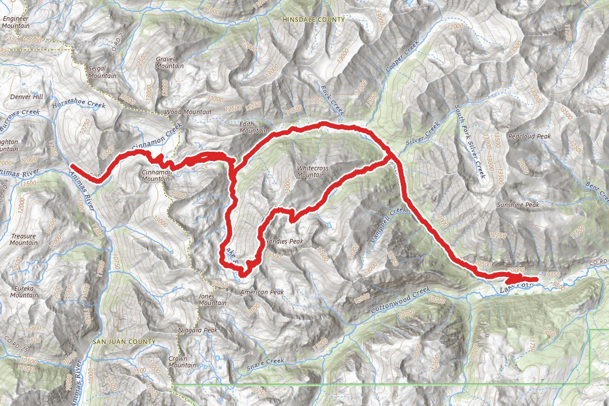Cinnamon Pass OHV Trail