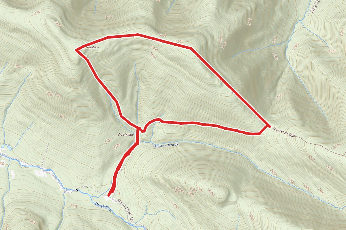 Rusk Mountain Loop via East Rusk