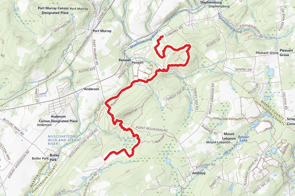 Point Mountain Reservation - North to South