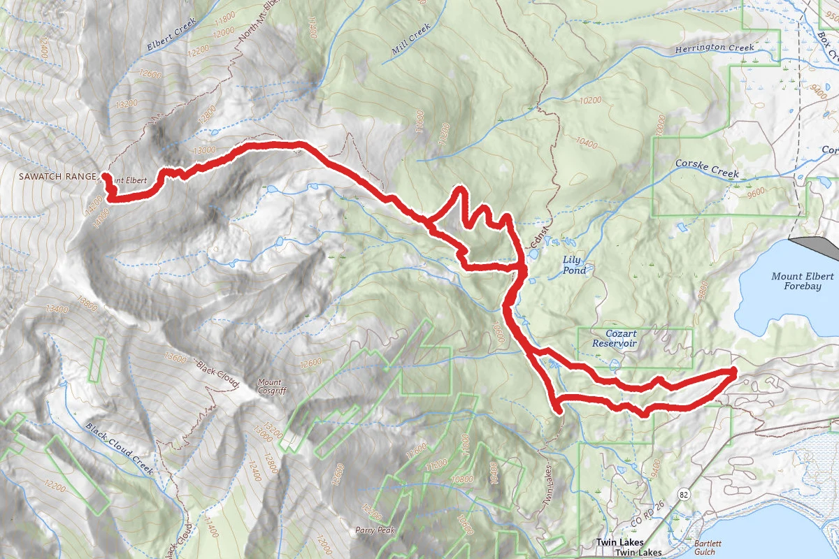 Mount Elbert East Ridge Trail