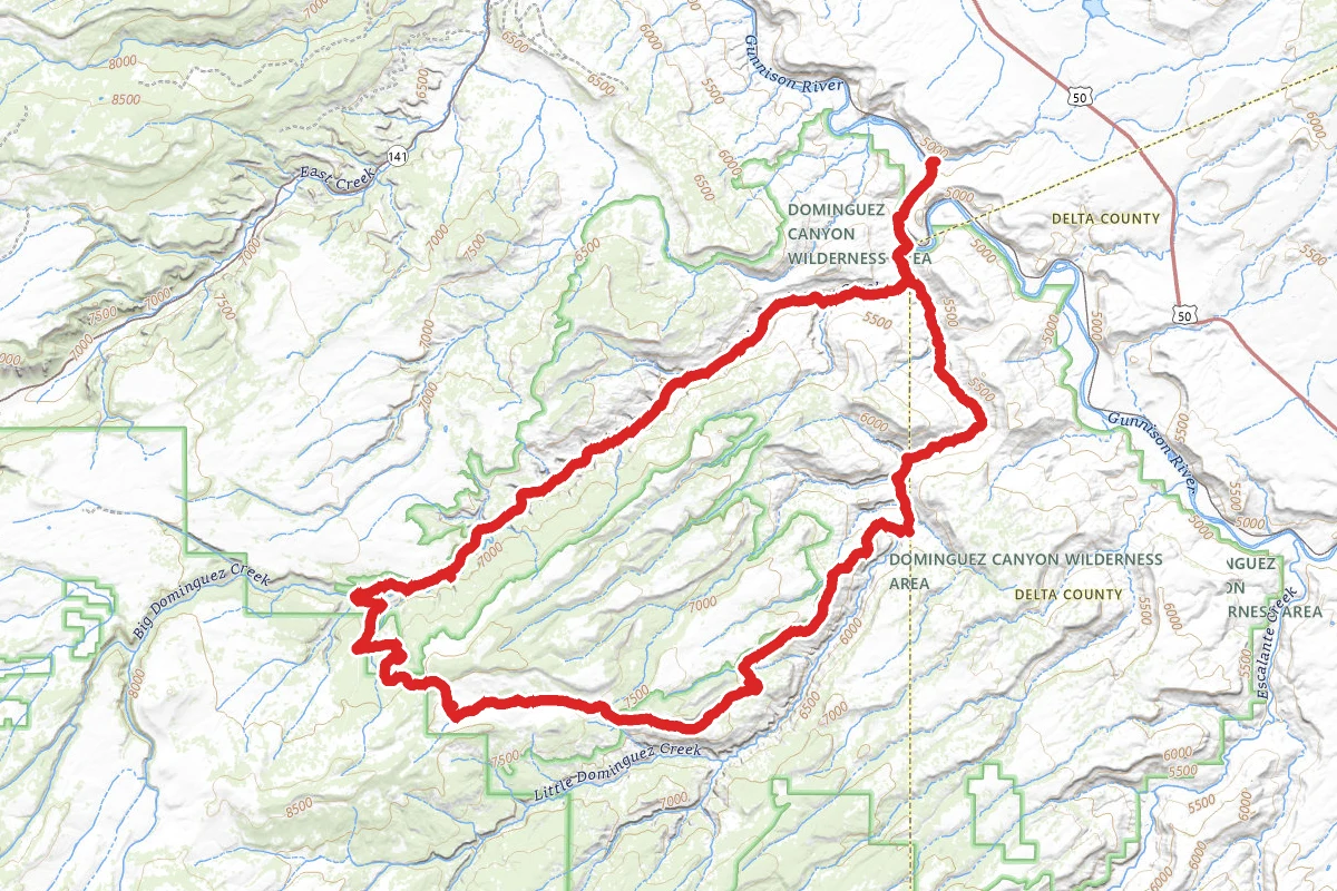 Big Dominguez and Little Dominguez Loop
