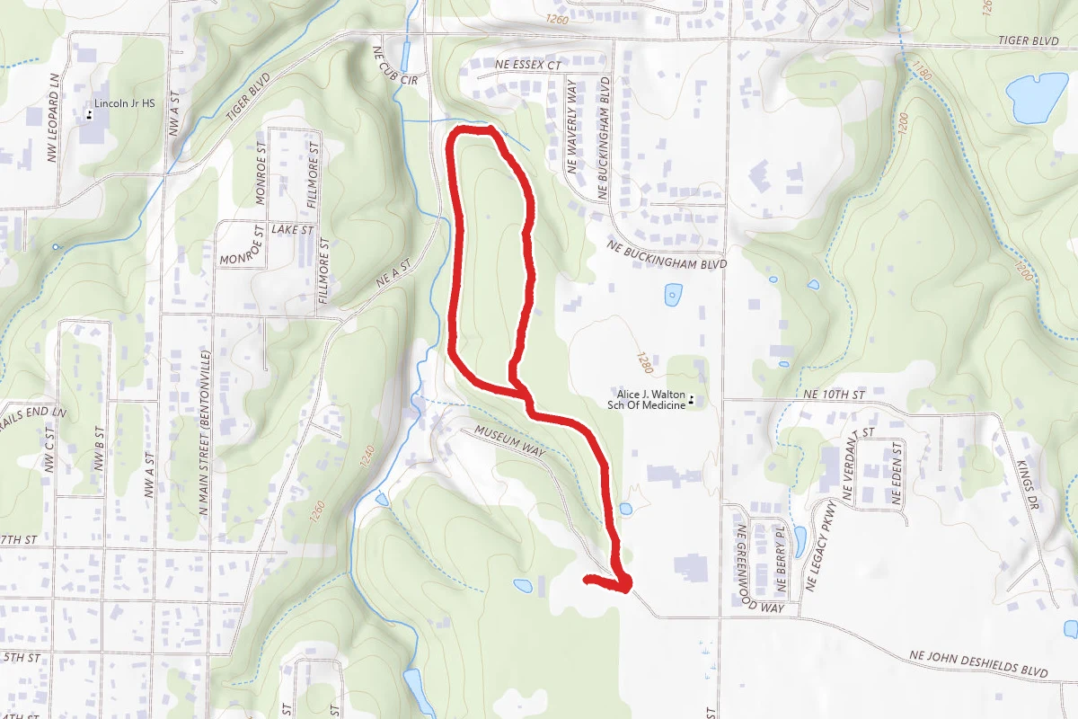 North Forest and Rock Ledge Trail Loop