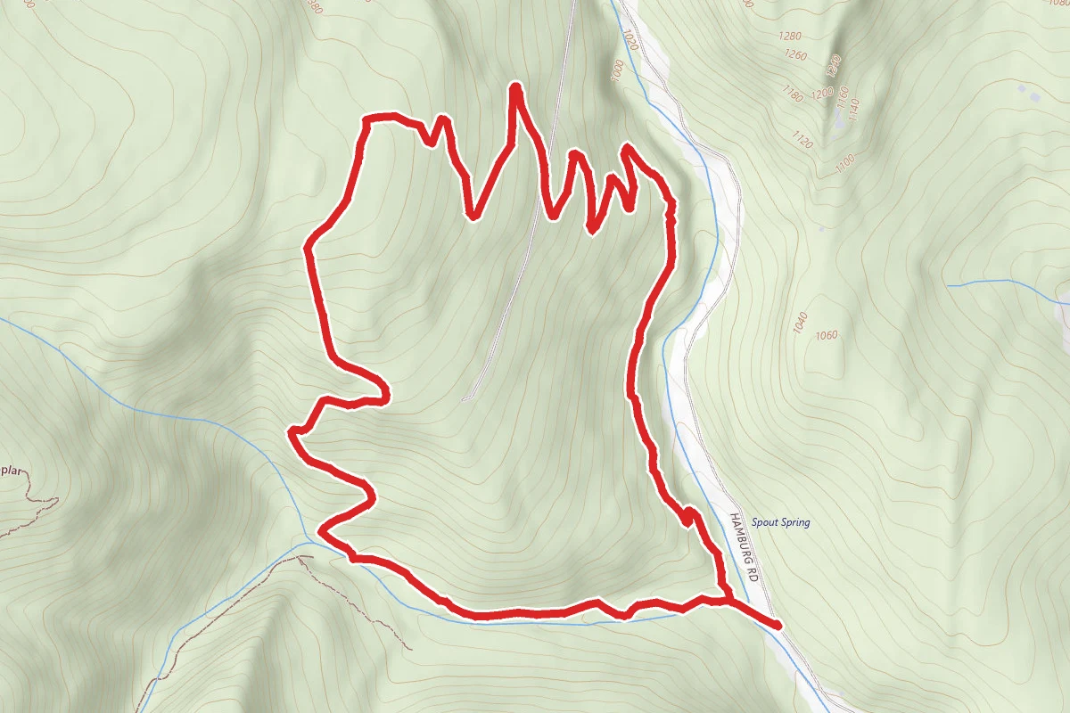 Three Saws Trail to Catoctin to Rocky Stream Trail