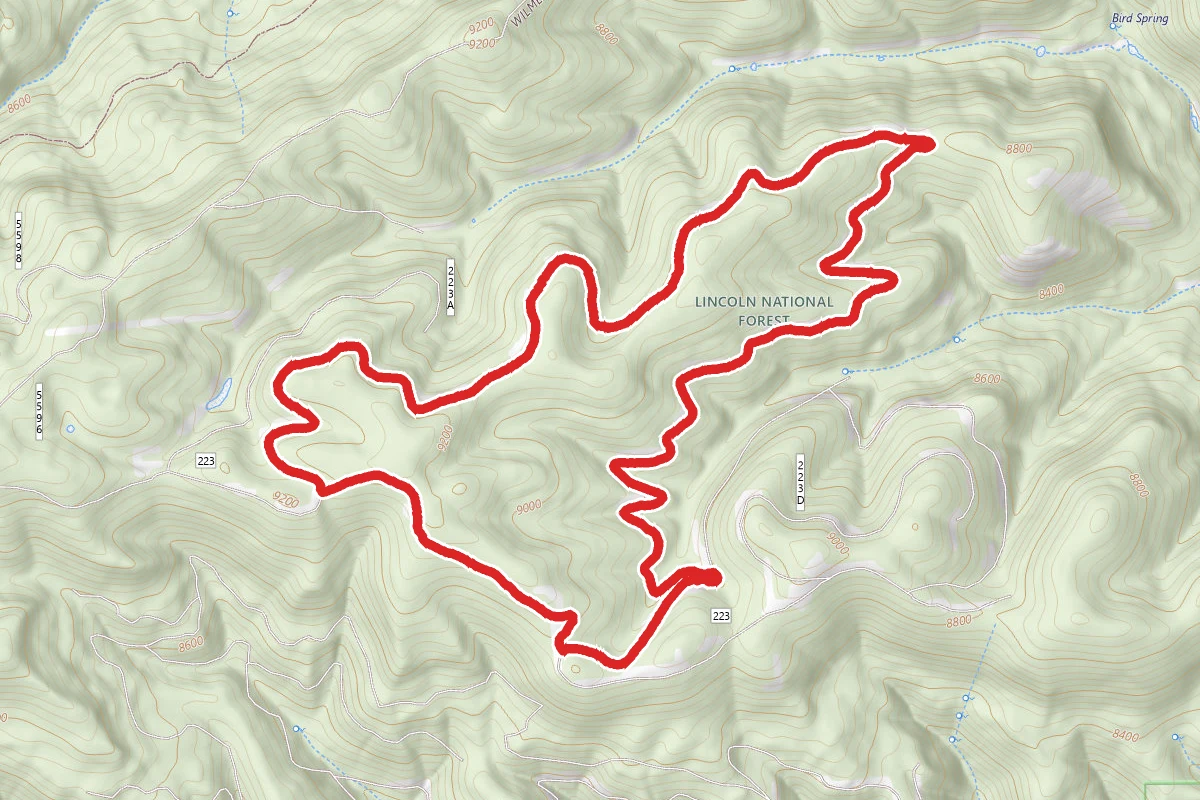 Dark Canyon Loop Trail