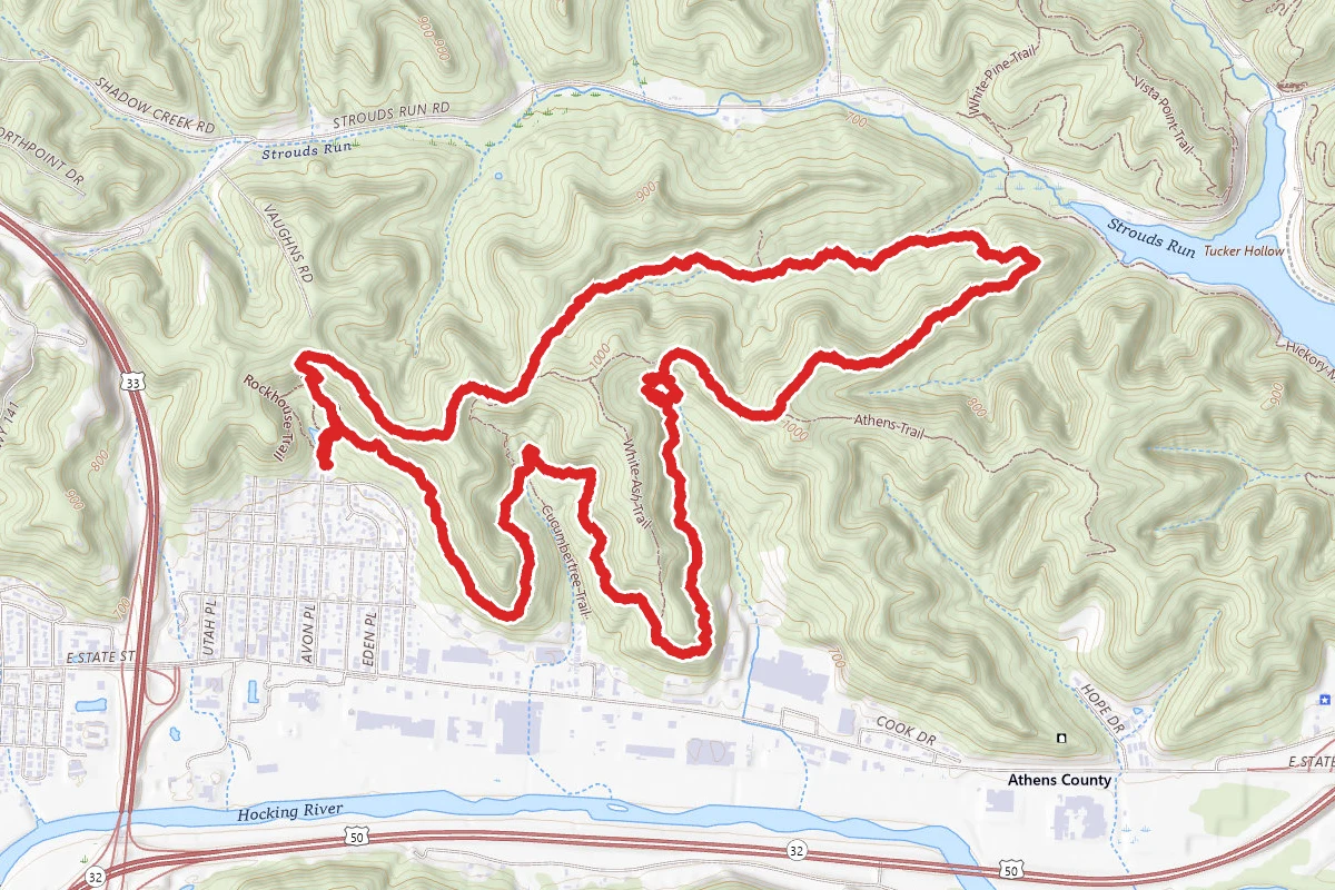 Trace Trail and Finger Rock Trail Loop