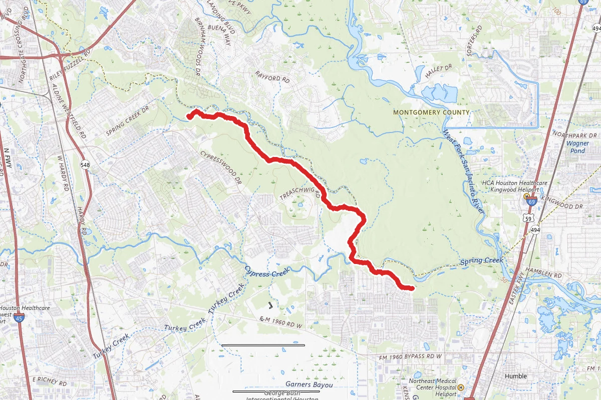 Spring Creek Greenway Trail