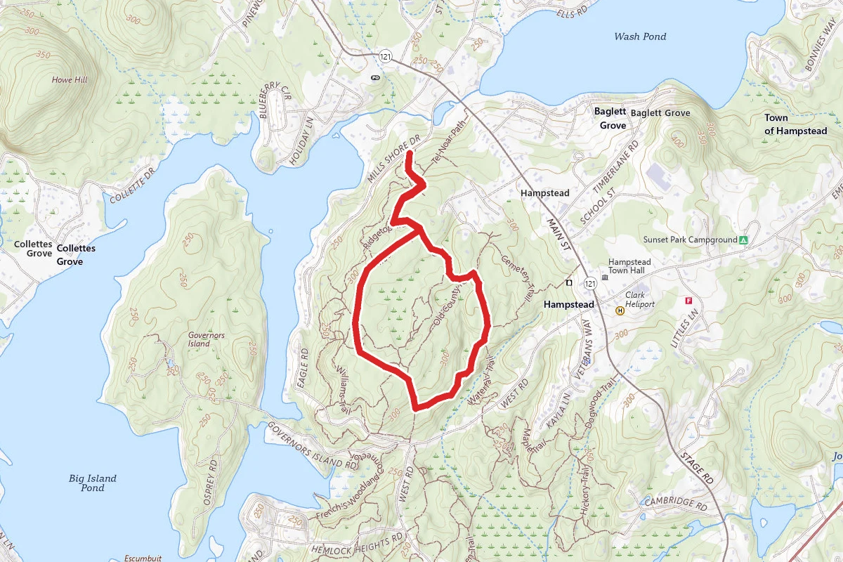Moore and Cemetery Loop Trail