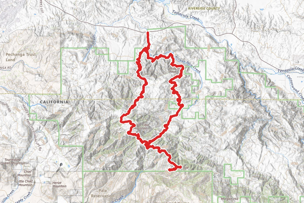 Eagle Crag via Agua Tibia Loop