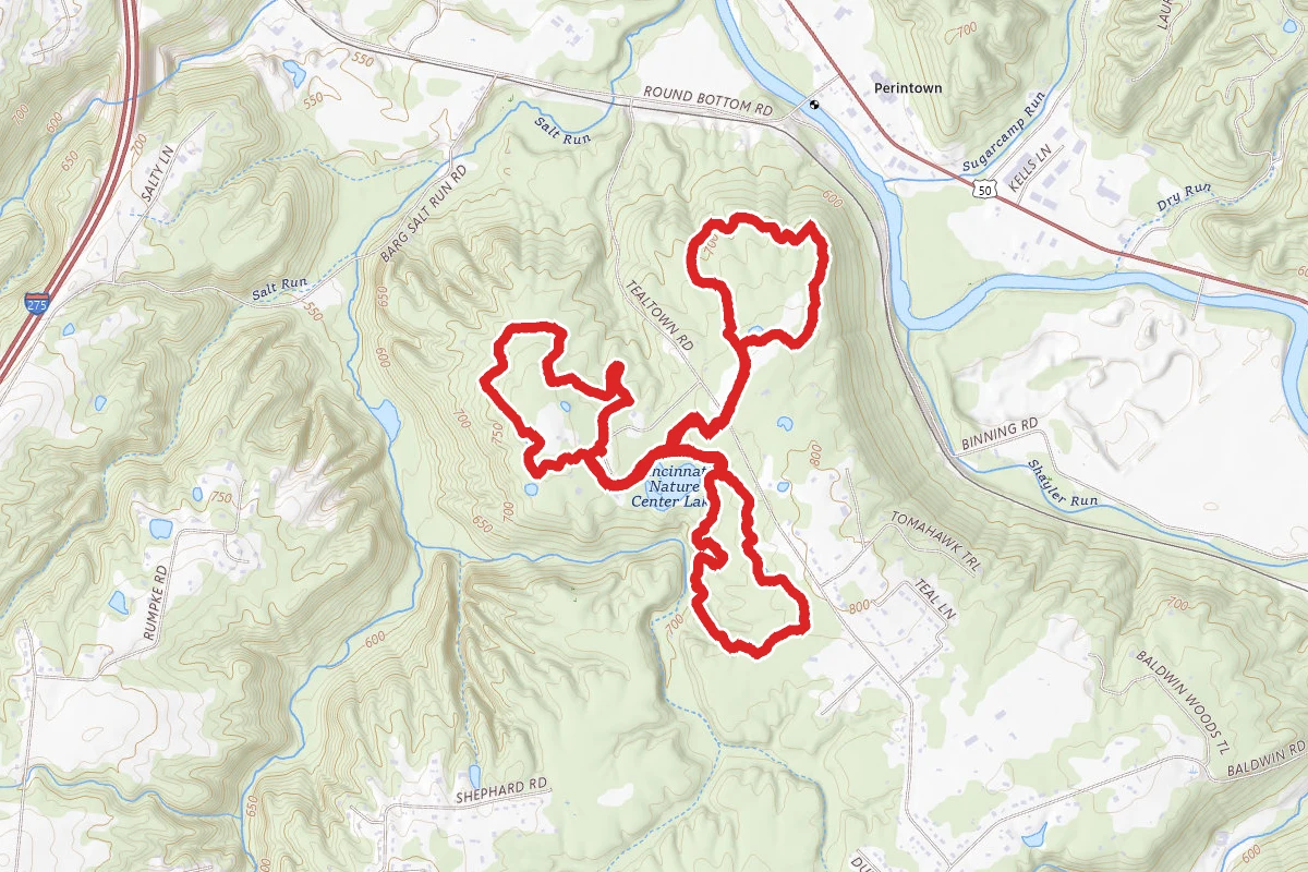 Upland, Fernwood, Whitetail Trace, and Lookout Loop
