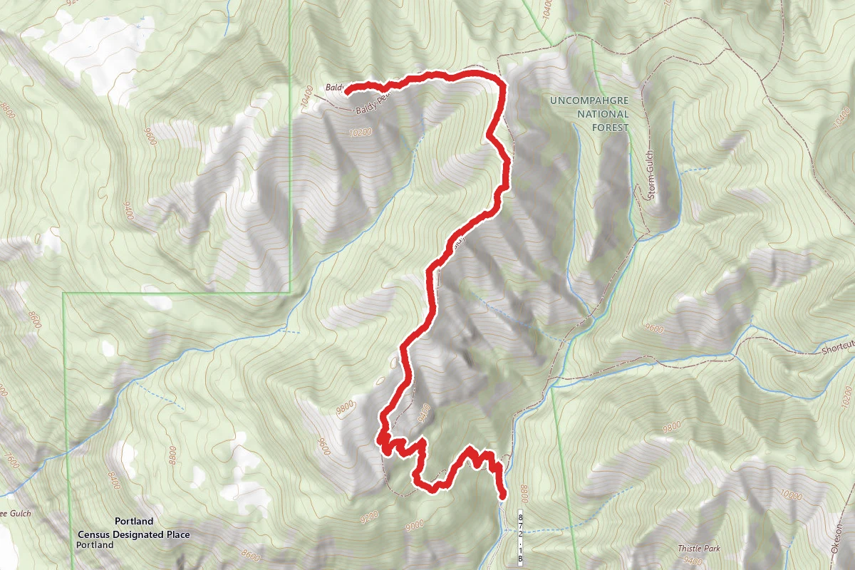 Baldy Trail to Baldy Peak