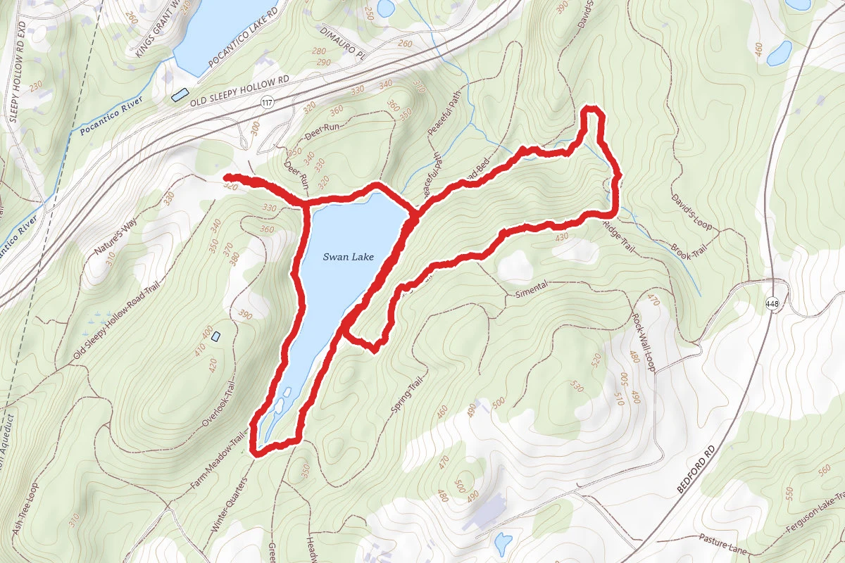 Brothers, Brook, and Ridge Trails Double Loop