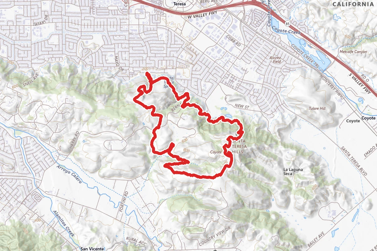 Santa Teresa County Park Trail Loop