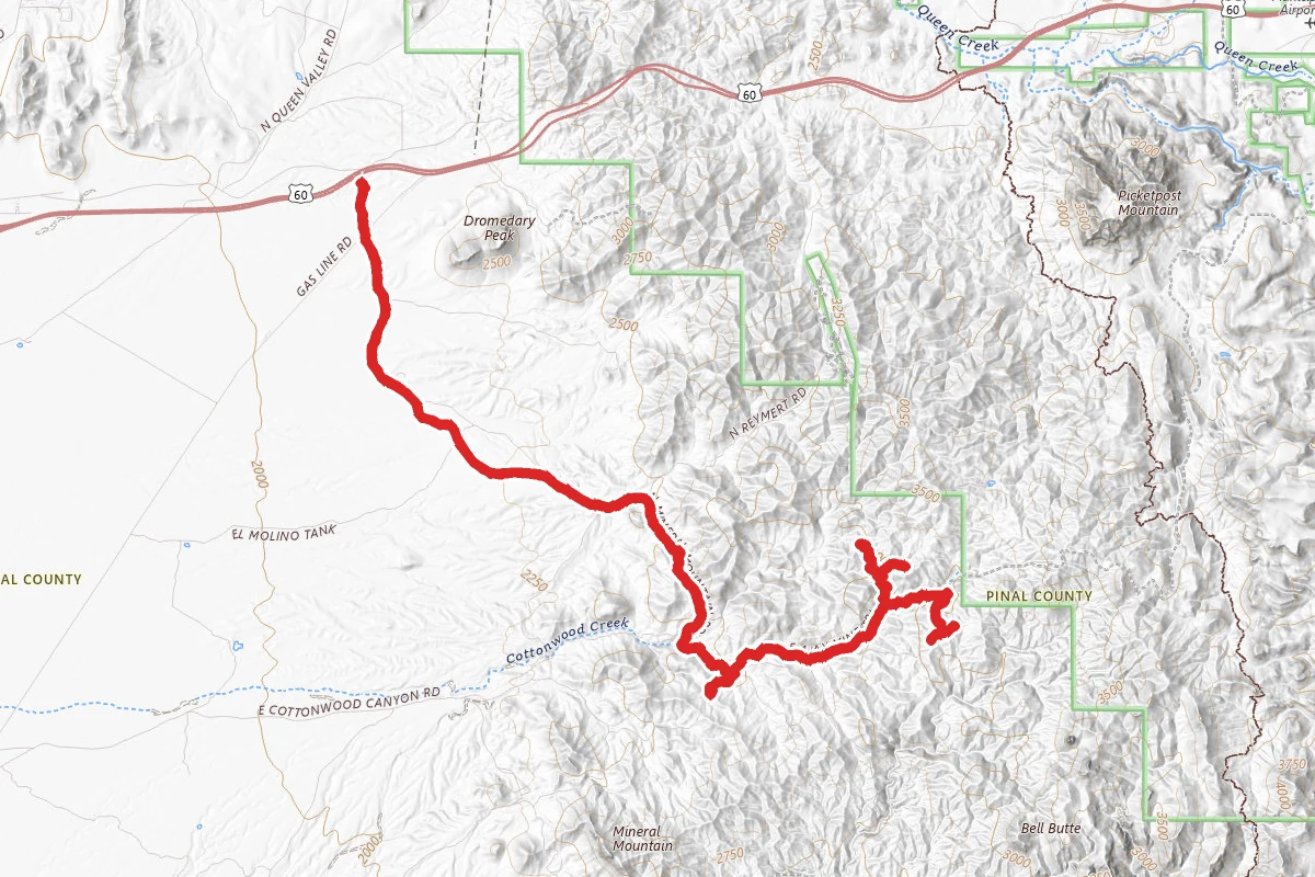 Woodpecker Mines OHV Trail