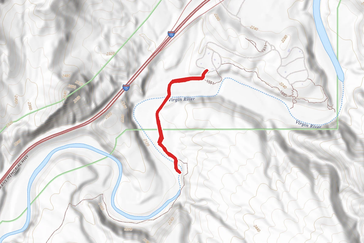 Virgin River Canyon Recreation Area Trail