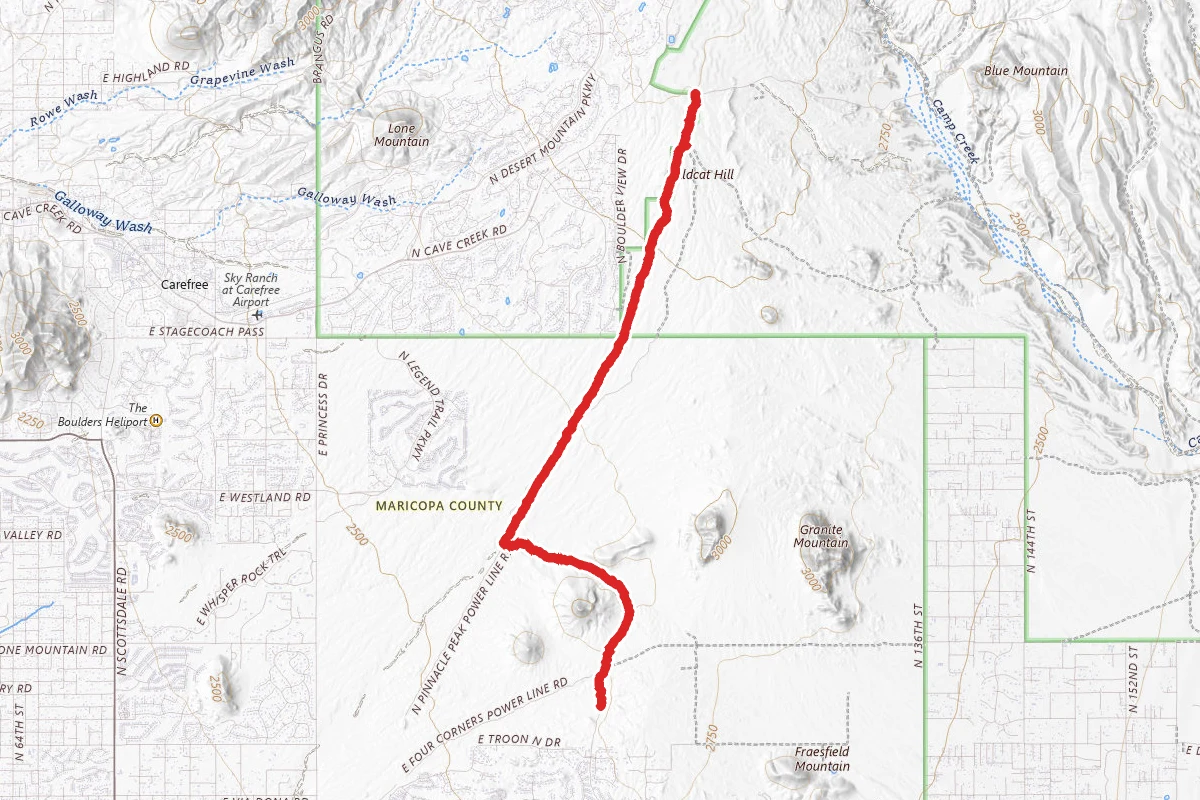 Camp Creek OHV Trail