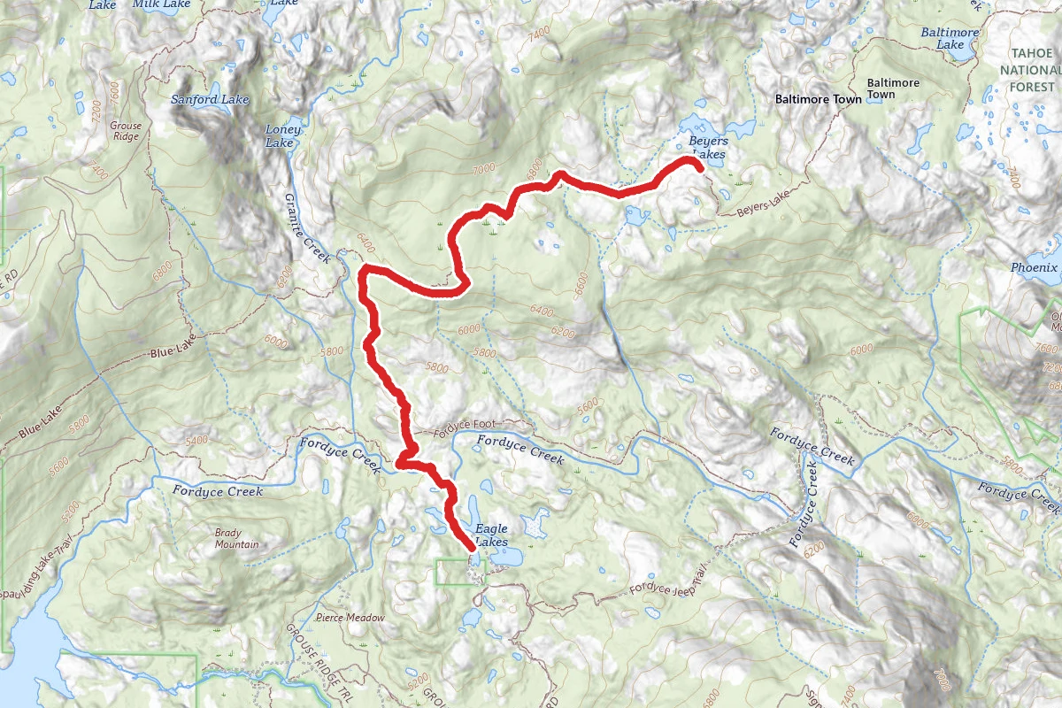 Beyers Lakes Trail
