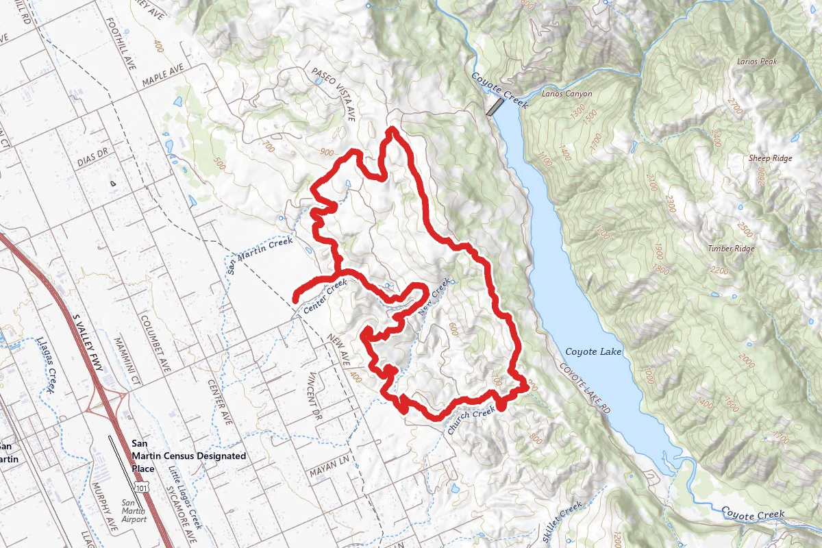 Harvey Bear, Coyote Ridge, Savannah and Willow Springs Trail Loop