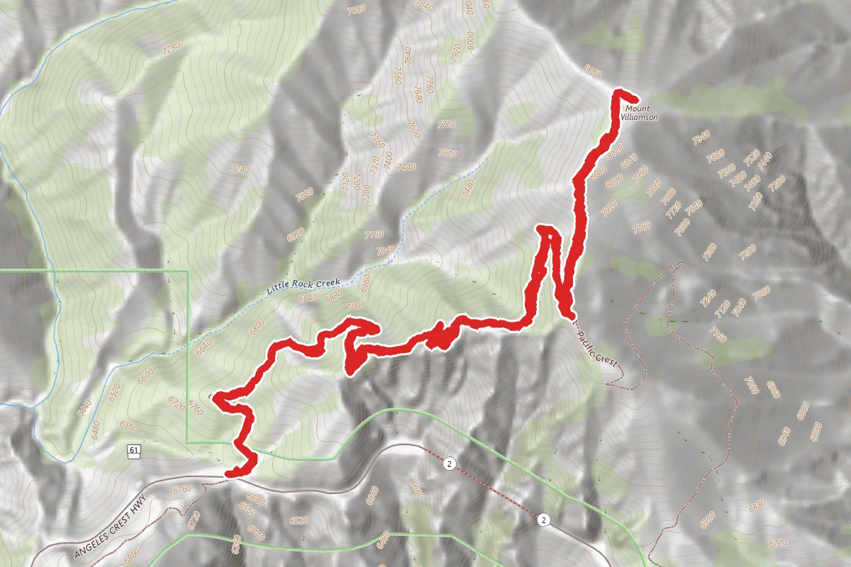 Mount Williamson via Pacific Crest Trail