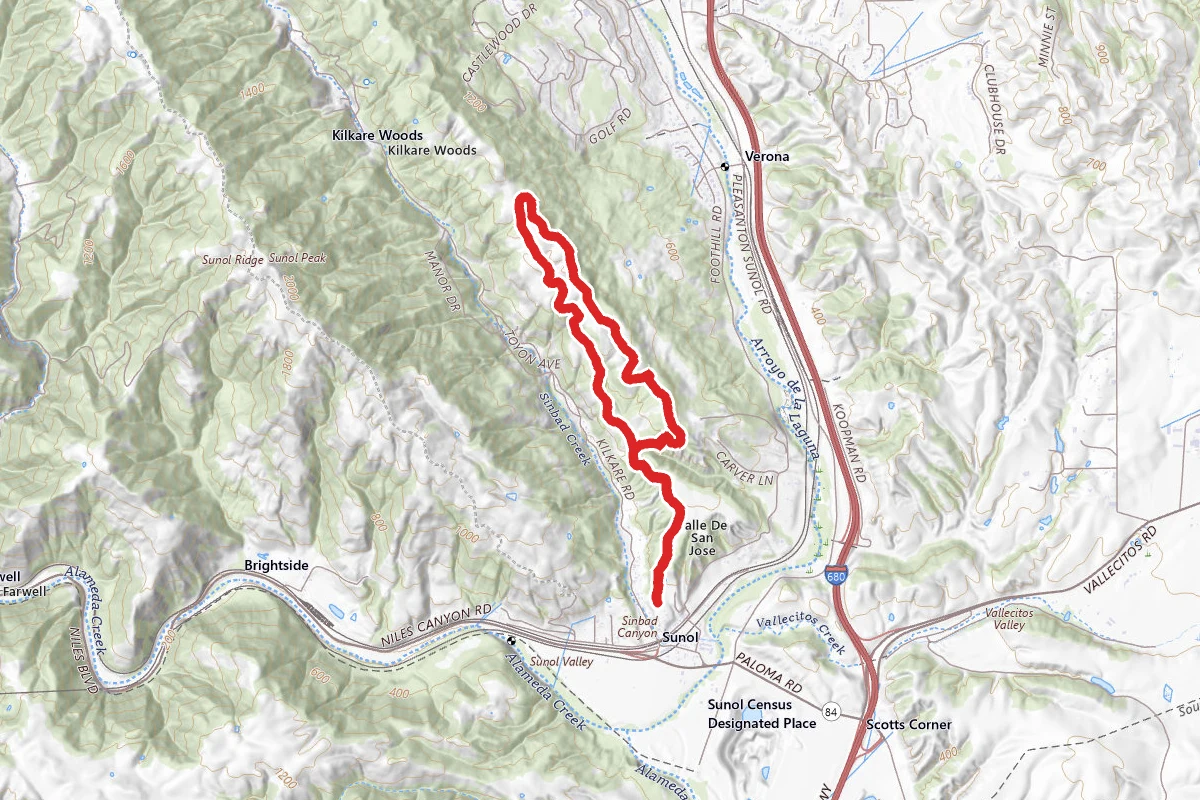 Thermalito to Ridgeline Trail Loop