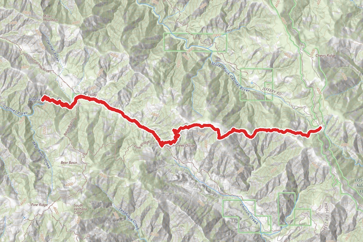 Pine Falls via Pine Ridge Trail