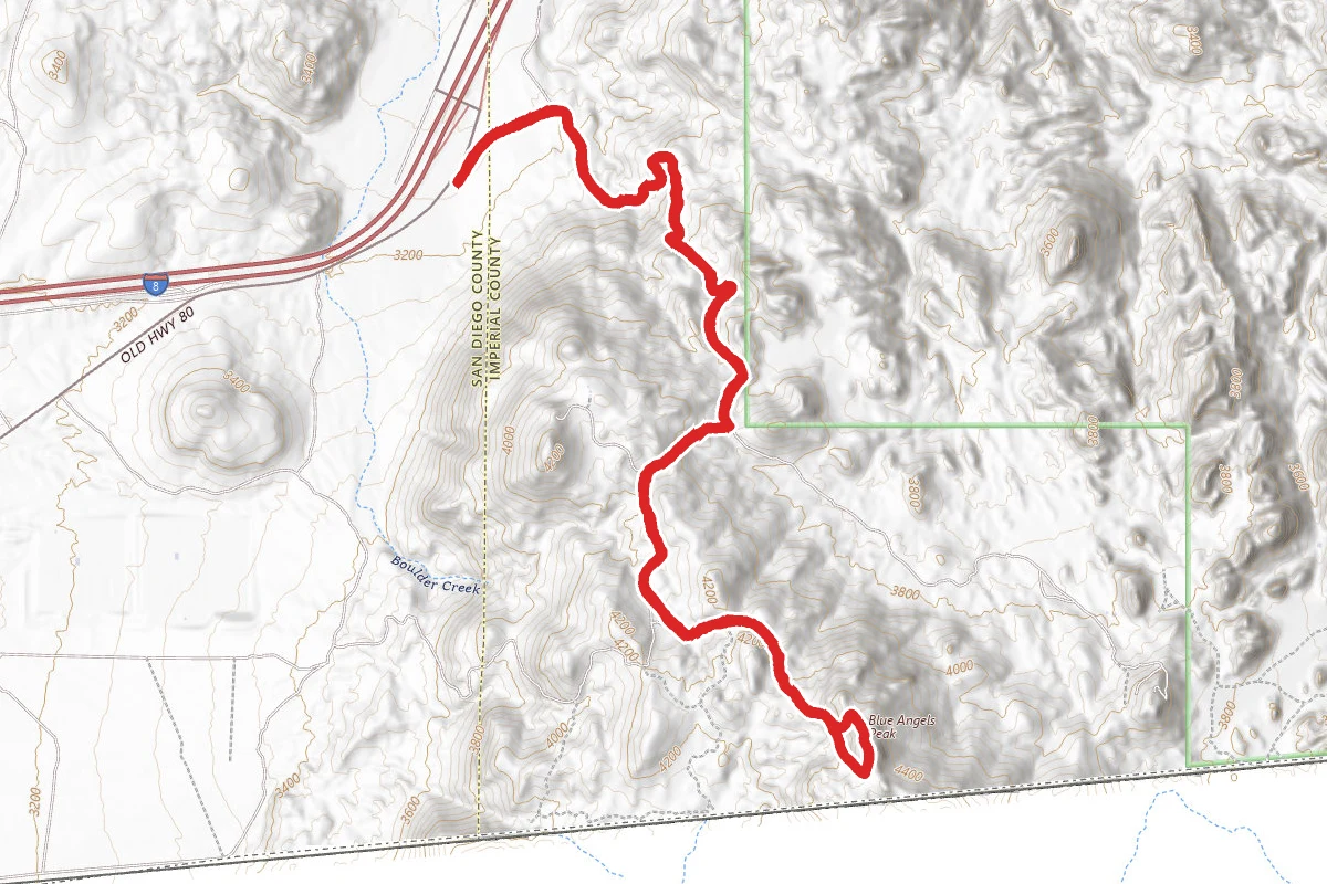 Blue Angels Peak Trail