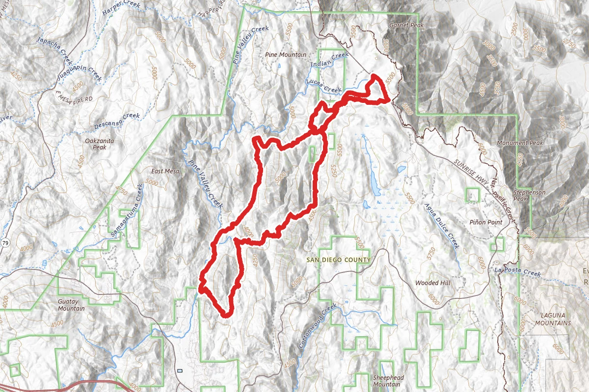 Noble Canyon MTB Loop