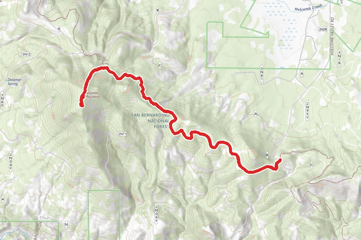 Delamar Mountain via Pacific Crest Trail